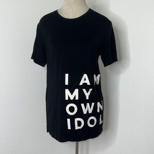 🔹 Les Lunes Graphic Crewneck Tee “ I am my own idol”